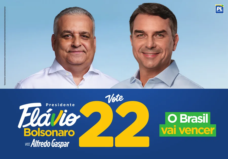 Flávio Bolsonaro, Flávio Bolsonaro 22, Flávio Bolsonaro presidente, Plano de Governo Flávio Bolsonaro, Flávio Bolsonaro vice, Alfredo Gaspar vice