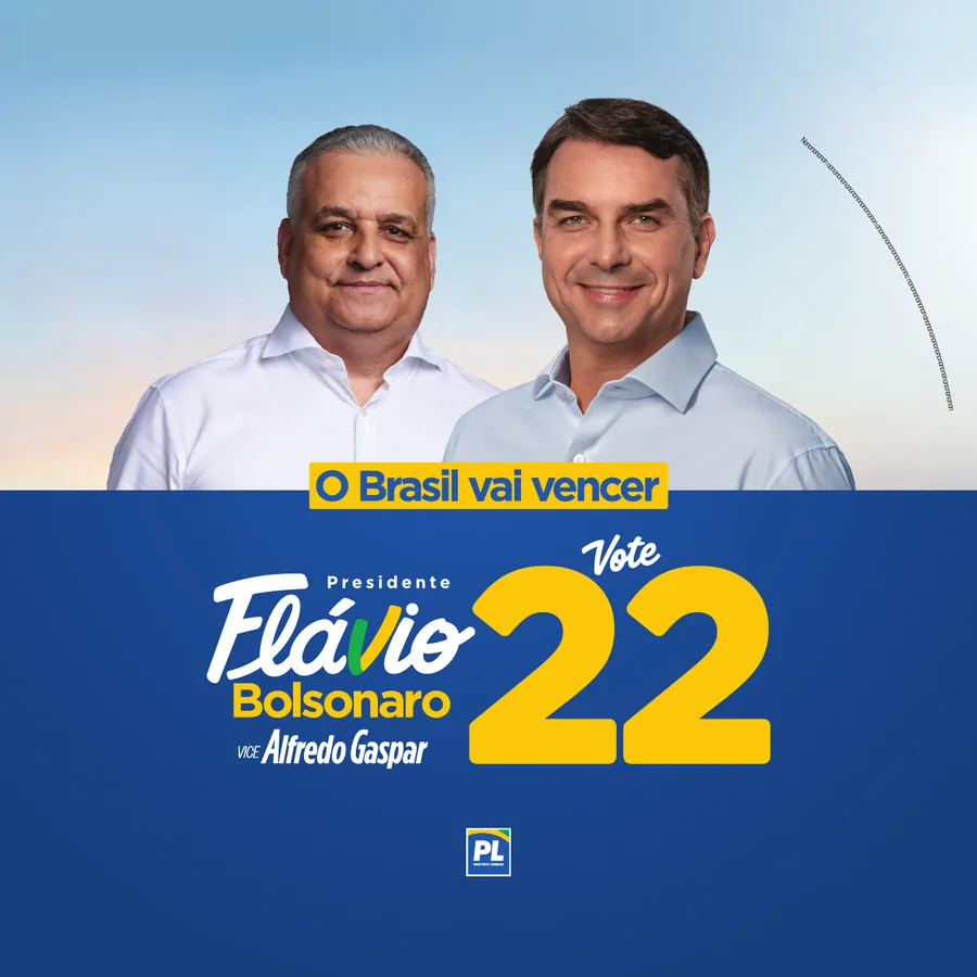 Flávio Bolsonaro, Flávio Bolsonaro 22, Flávio Bolsonaro presidente, Plano de Governo Flávio Bolsonaro, Flávio Bolsonaro vice, Alfredo Gaspar vice