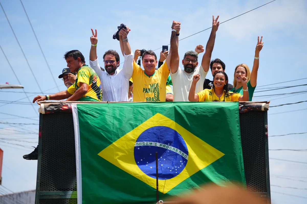 Flávio Bolsonaro prega união e apoio para o morador da região amazônica trabalhar livremente — Flávio Bolsonaro, Eleições 2026, Amazônia, Marabá — Flávio Bolsonaro, Flávio Bolsonaro 22, Flávio Bolsonaro presidente, Plano de Governo Flávio Bolsonaro, Flávio Bolsonaro vice, Alfredo Gaspar vice