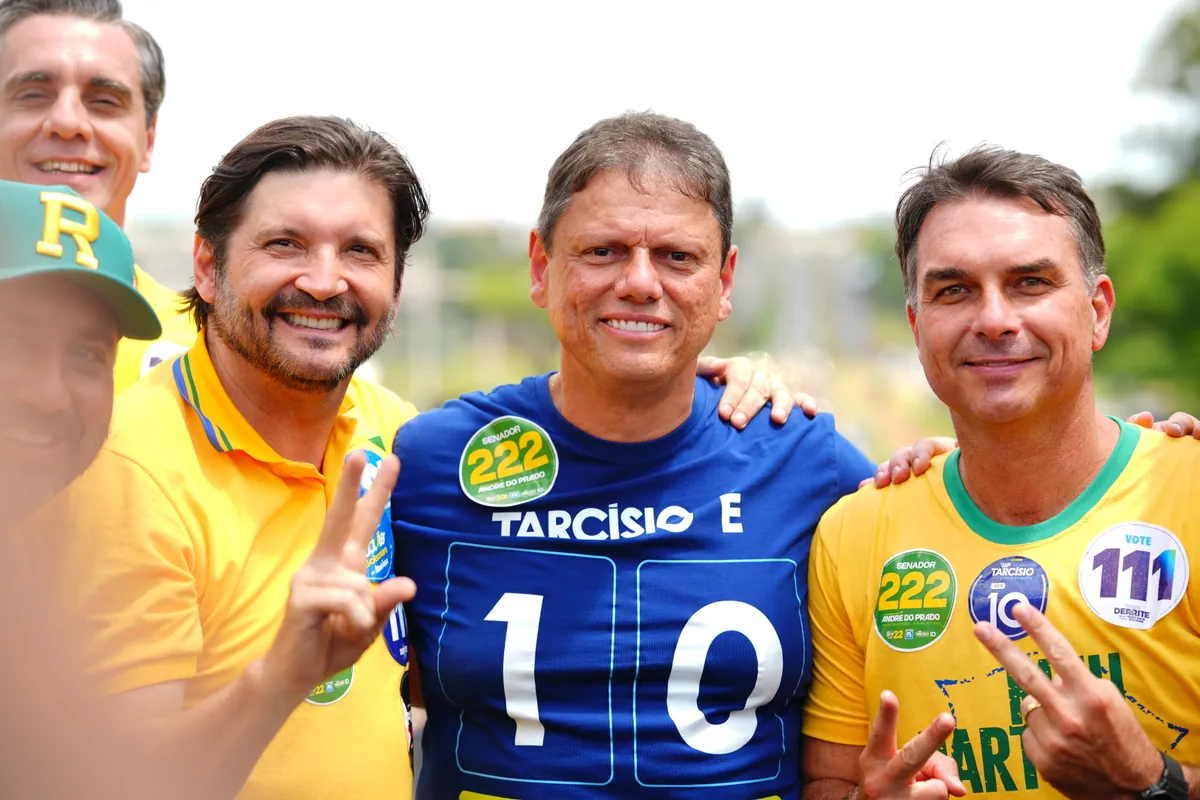 Moto-carreata da Vitória mobiliza interior de SP e marca o penúltimo ato de campanha de Flávio Bolsonaro — Flávio Bolsonaro, Flávio Bolsonaro 22, Flávio Bolsonaro presidente, Plano de Governo Flávio Bolsonaro, Flávio Bolsonaro vice, Alfredo Gaspar vice